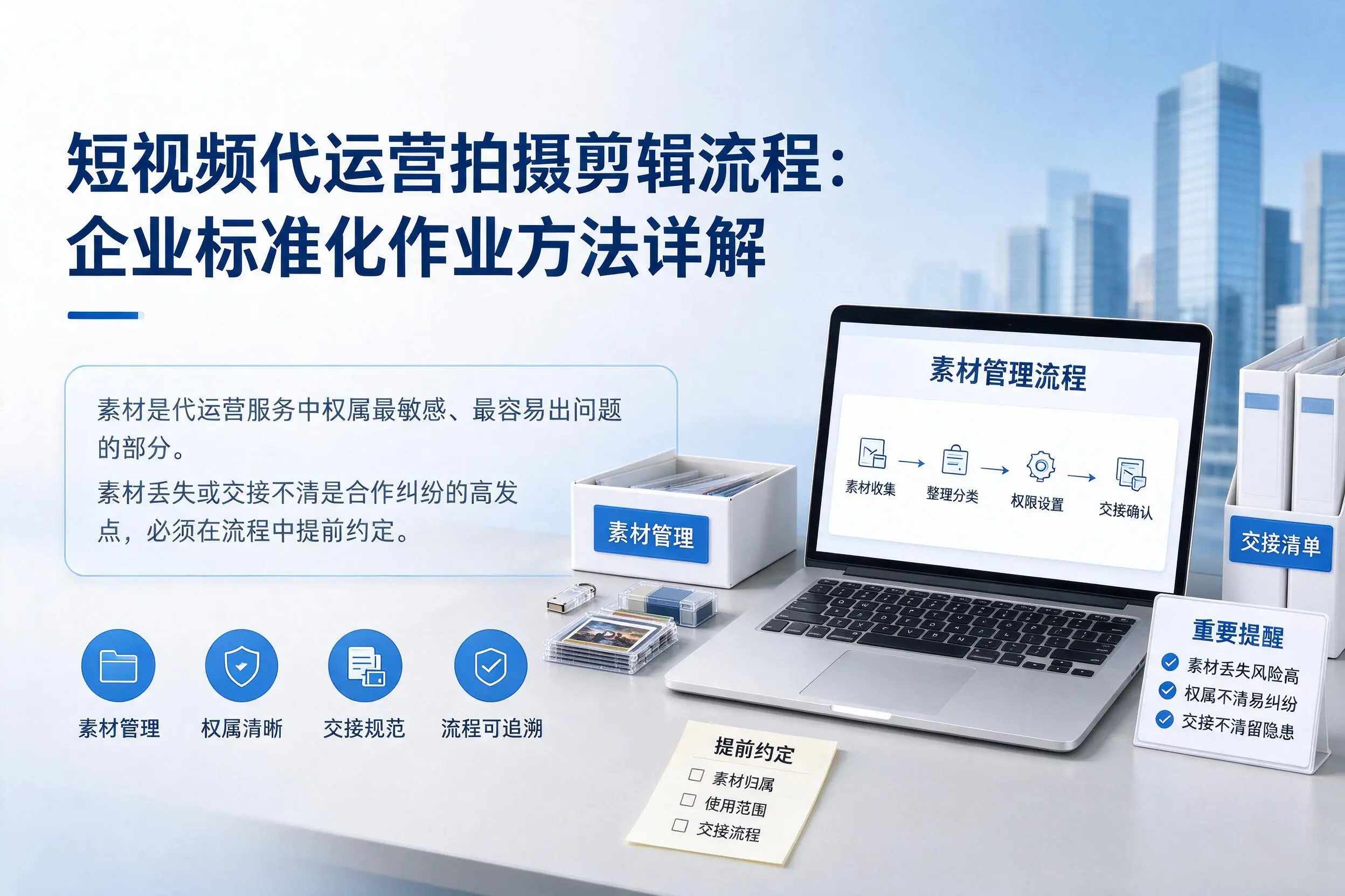 短视频代运营拍摄剪辑流程：辽阳企业标准化作业方法详解