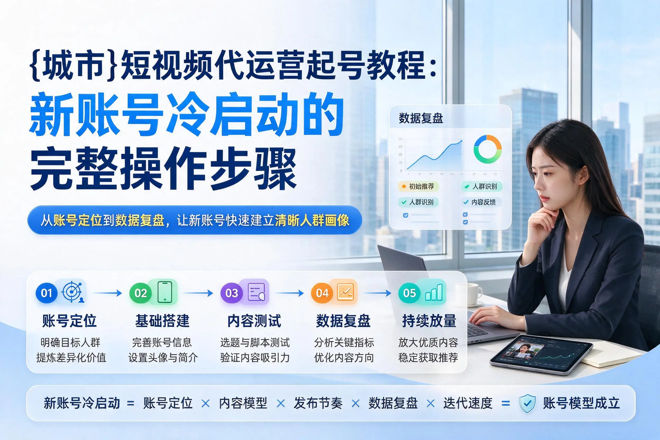 辽阳短视频代运营起号教程：新账号冷启动的完整操作步骤