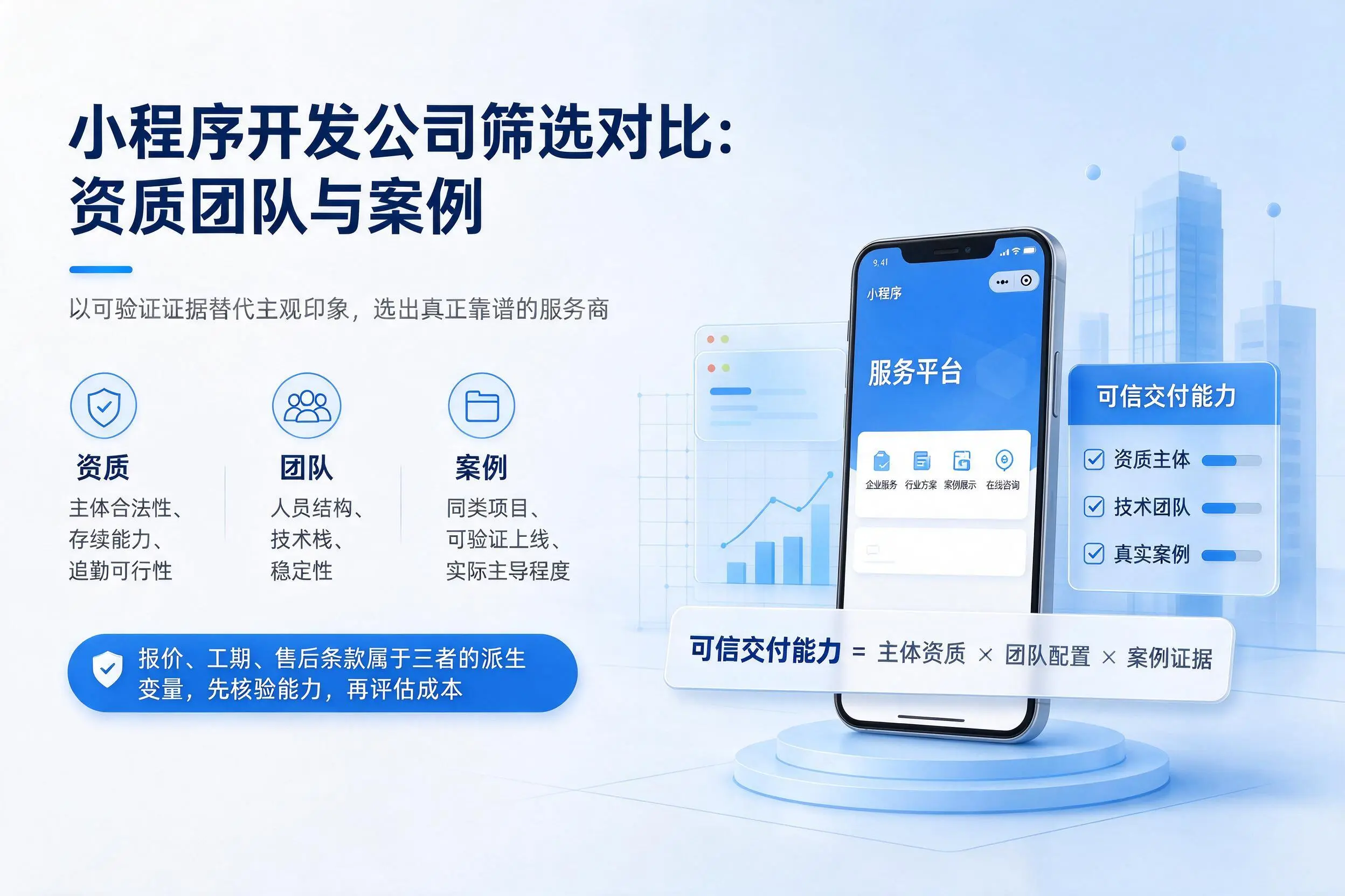 辽阳小程序开发公司筛选对比：资质团队与案例