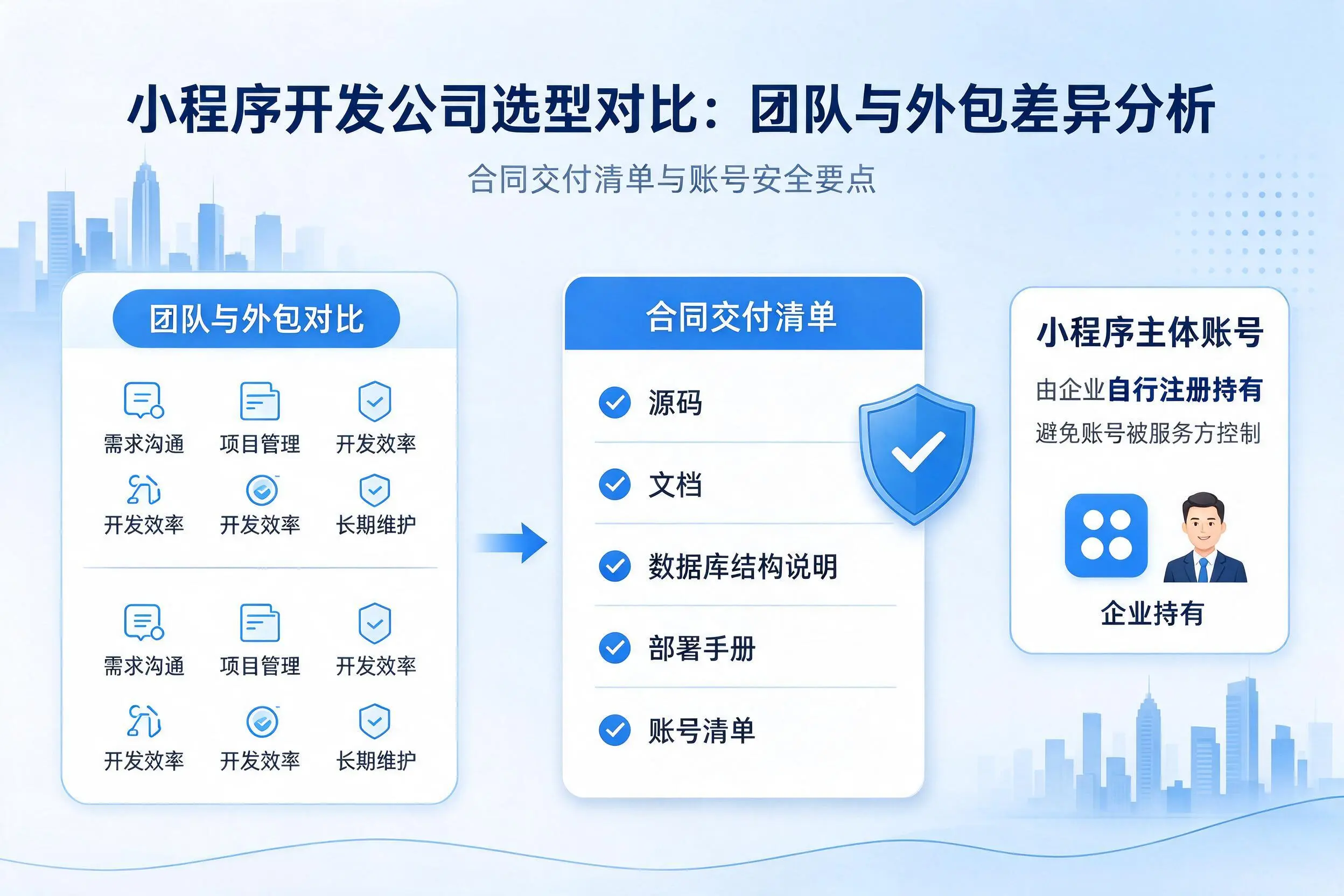辽阳小程序开发公司选型对比：团队与外包差异分析