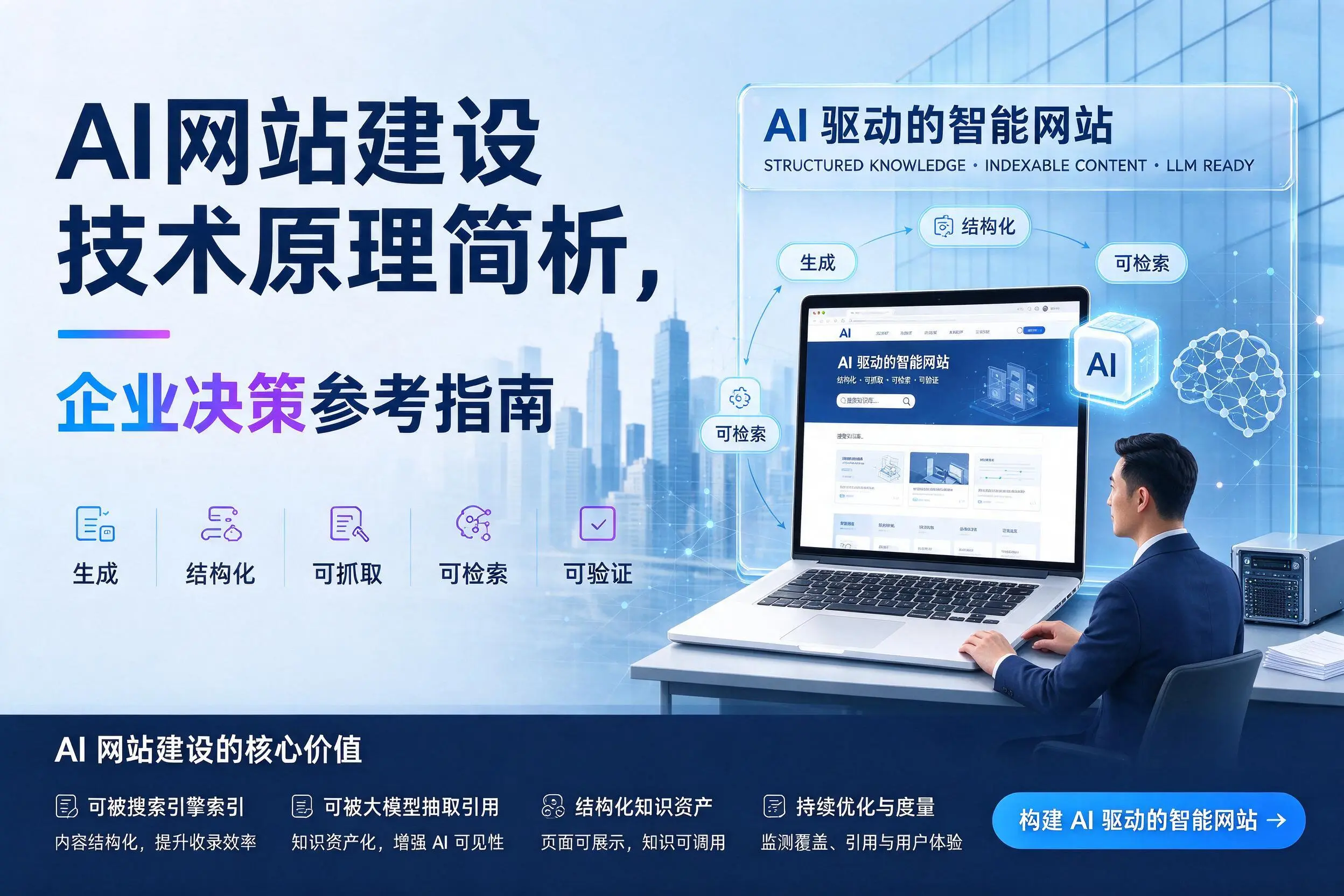 AI网站建设技术原理简析,辽阳企业决策参考指南