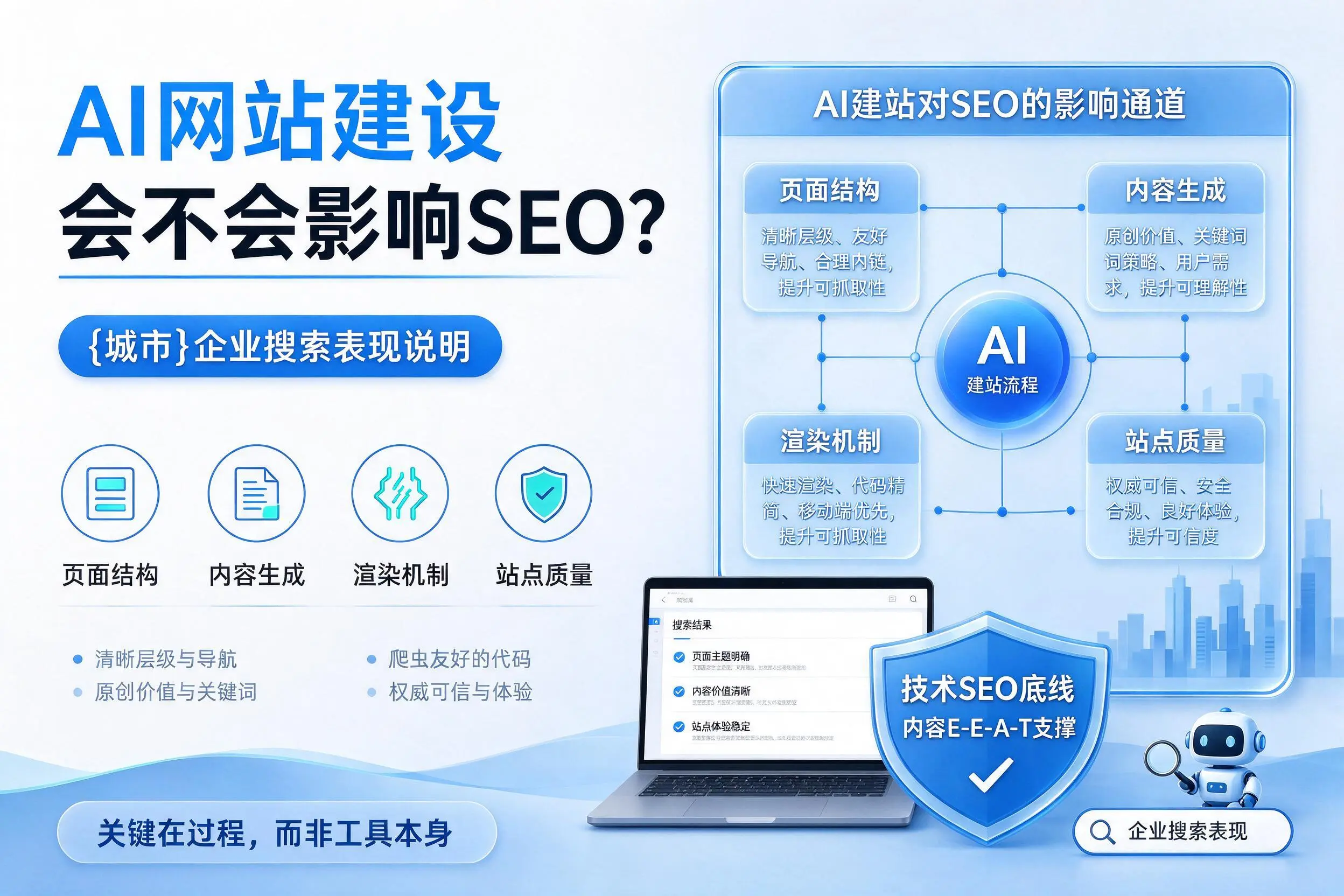 AI网站建设会不会影响SEO？辽阳企业搜索表现说明
