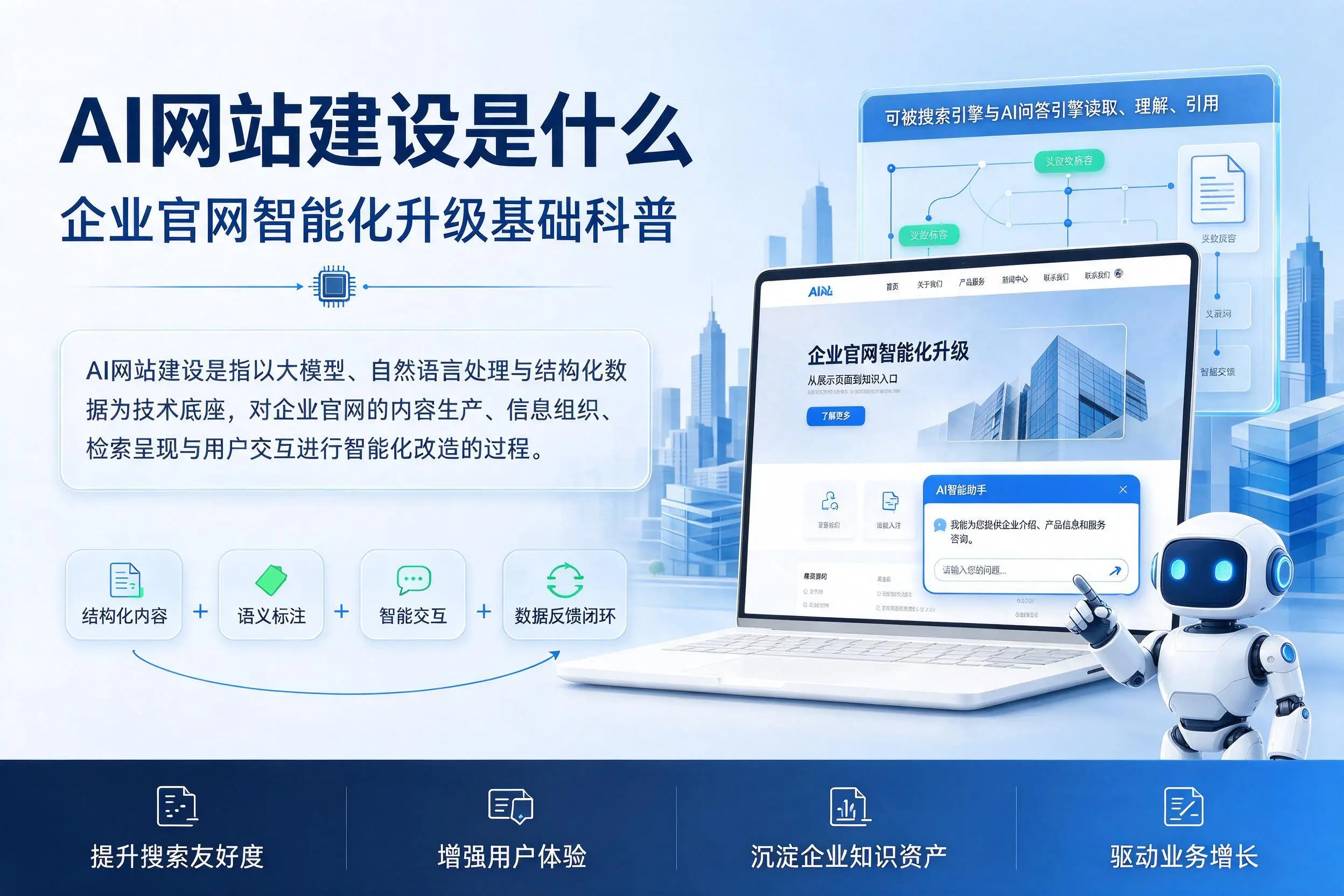 AI网站建设是什么：辽阳企业官网智能化升级基础科普