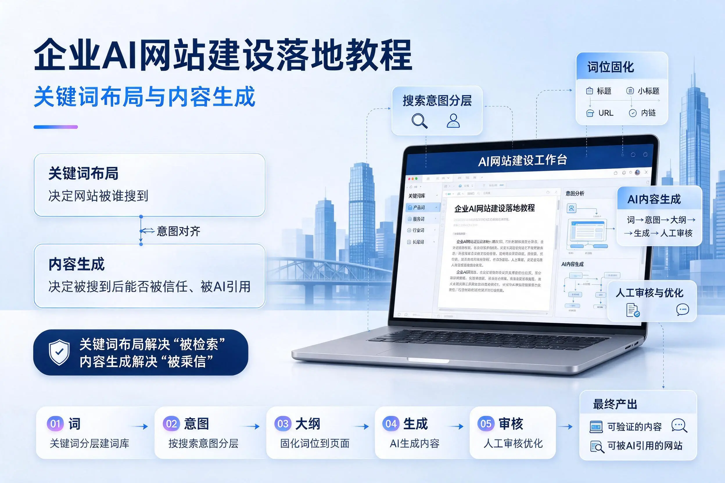 辽阳企业AI网站建设落地教程：关键词布局与内容生成