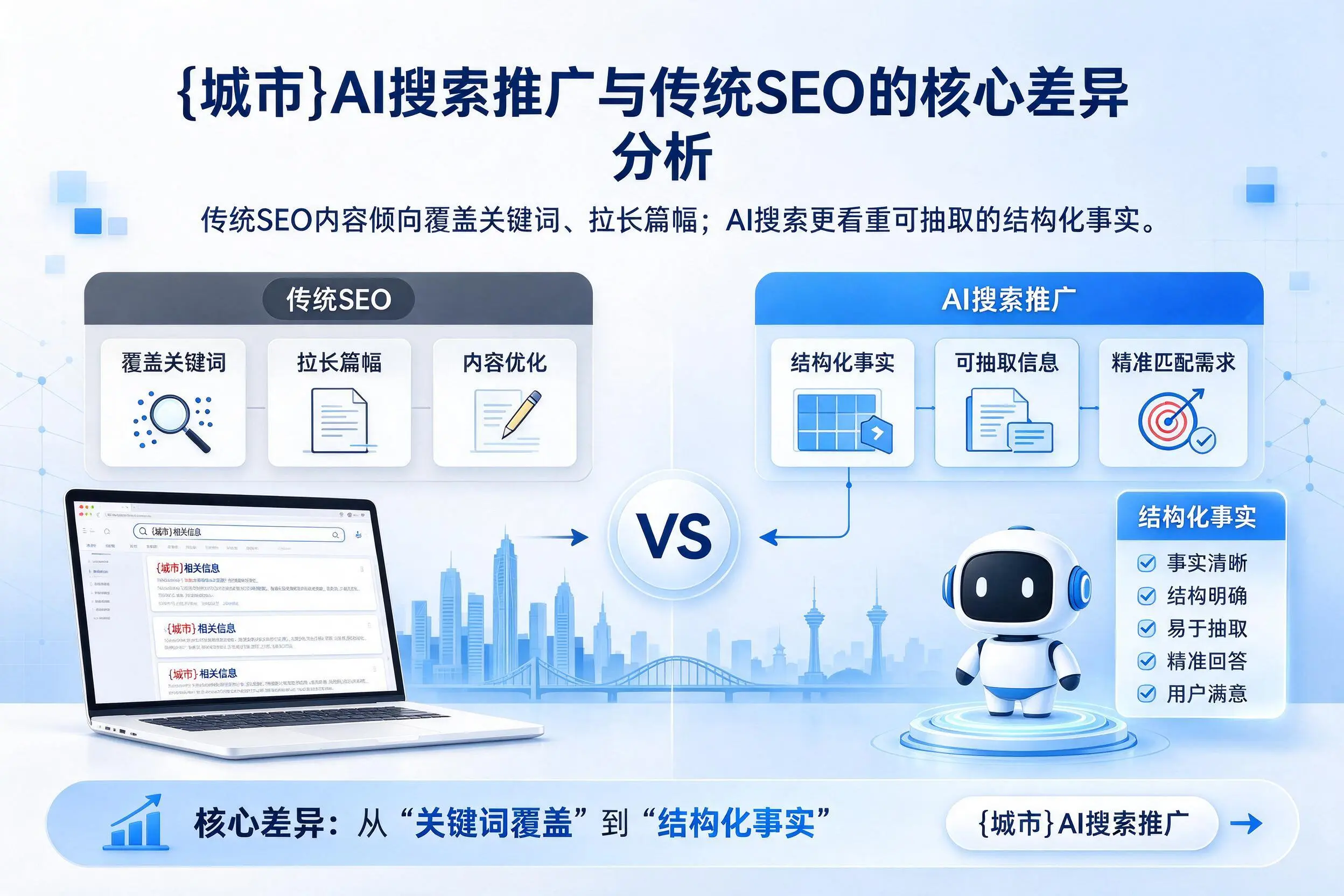 辽阳AI搜索推广与传统SEO的核心差异分析